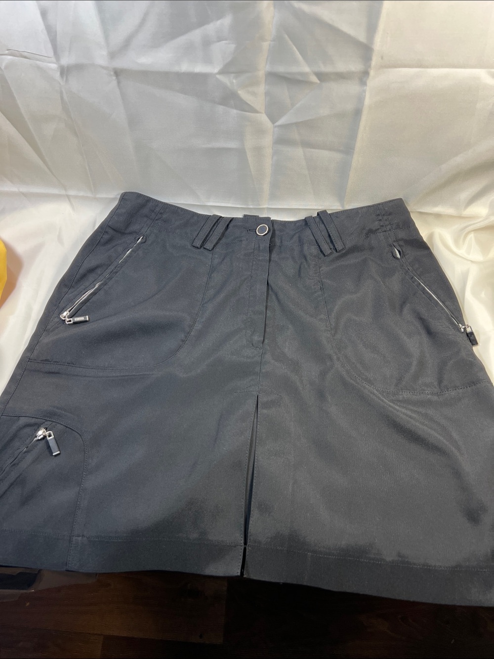 lululemon athletica Black Athletic Skort with Zip Pockets